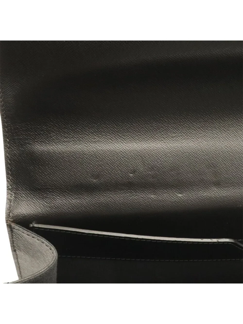 Louis Vuitton Taiga Document Purse Briefcase Business Leather Ardoise Black